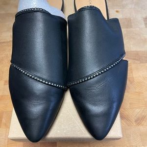 Lucky Brand Black Leather Women's bidimin2 Mule in Size 12 - NWT